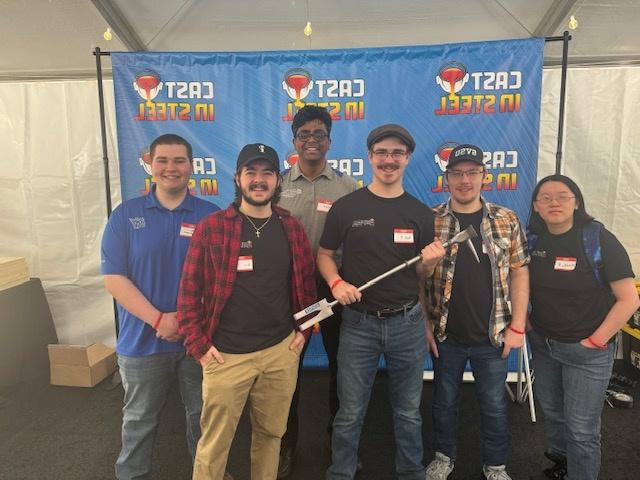 GVSU Casting Club Secures Three Placements in this Years Cast In Steel Halligan Bar Competition